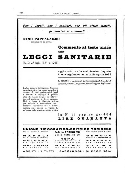 Giornale della libreria organo ufficiale della Associazione italiana editori