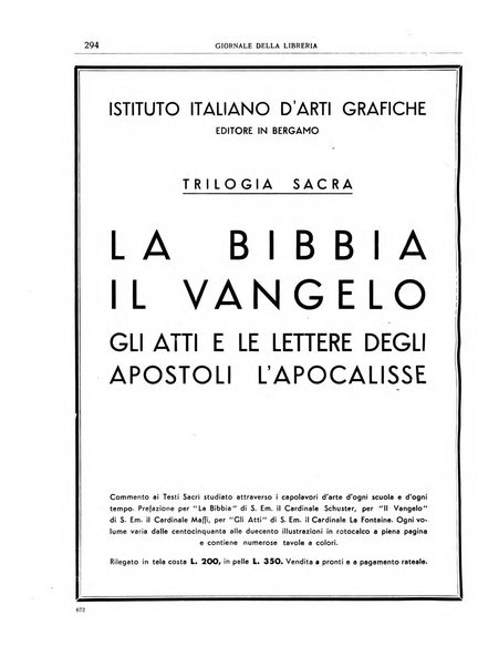 Giornale della libreria organo ufficiale della Associazione italiana editori