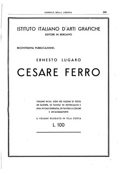 Giornale della libreria organo ufficiale della Associazione italiana editori