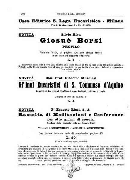 Giornale della libreria organo ufficiale della Associazione italiana editori