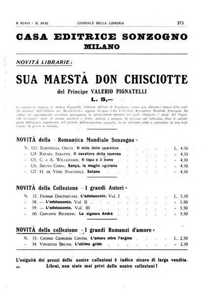 Giornale della libreria organo ufficiale della Associazione italiana editori