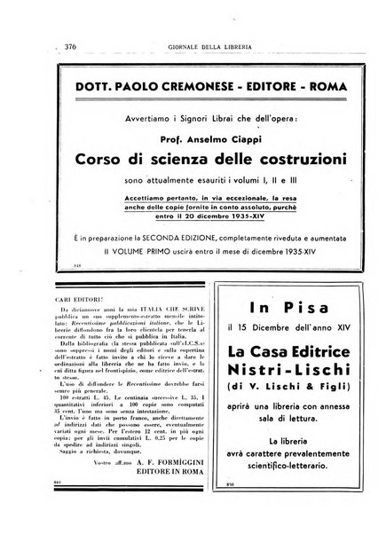 Giornale della libreria organo ufficiale della Associazione italiana editori