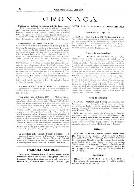 Giornale della libreria organo ufficiale della Associazione italiana editori