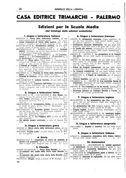 Giornale della libreria organo ufficiale della Associazione italiana editori