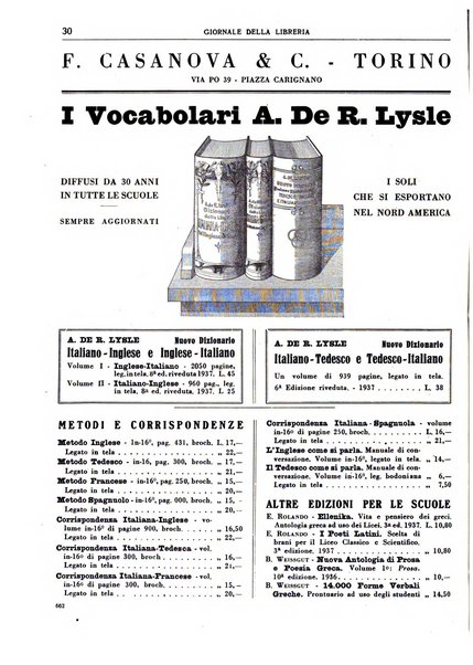 Giornale della libreria organo ufficiale della Associazione italiana editori