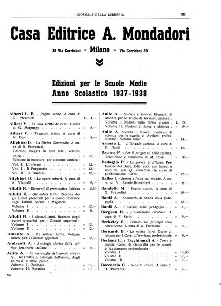 Giornale della libreria organo ufficiale della Associazione italiana editori