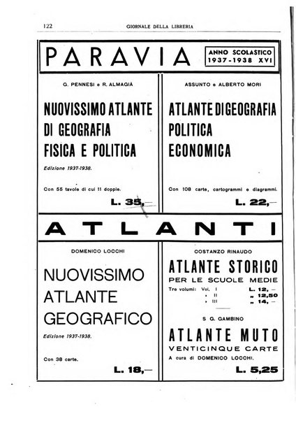 Giornale della libreria organo ufficiale della Associazione italiana editori