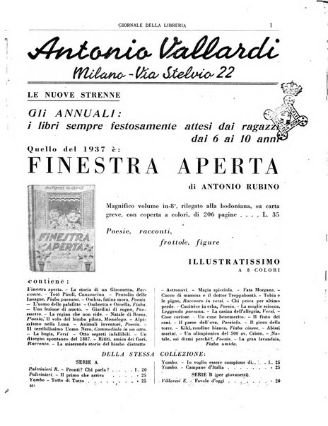 Giornale della libreria organo ufficiale della Associazione italiana editori