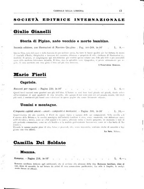 Giornale della libreria organo ufficiale della Associazione italiana editori