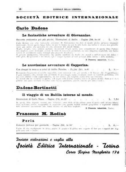 Giornale della libreria organo ufficiale della Associazione italiana editori