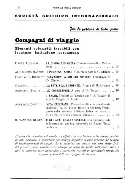 Giornale della libreria organo ufficiale della Associazione italiana editori