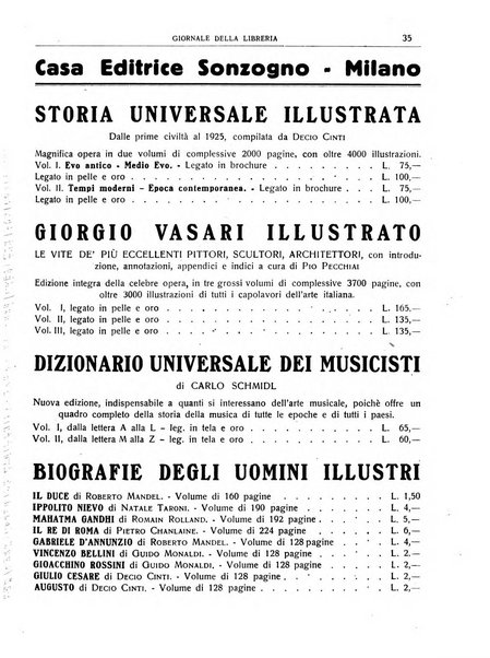 Giornale della libreria organo ufficiale della Associazione italiana editori