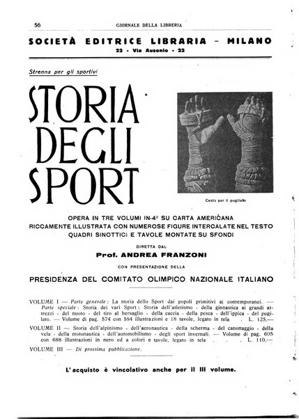 Giornale della libreria organo ufficiale della Associazione italiana editori