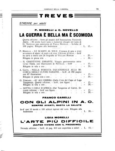 Giornale della libreria organo ufficiale della Associazione italiana editori