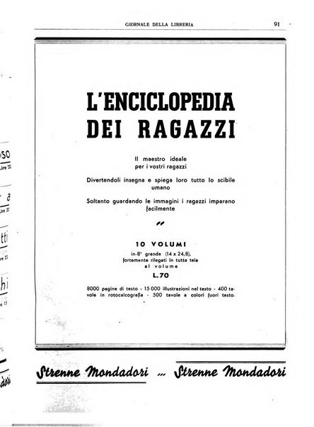 Giornale della libreria organo ufficiale della Associazione italiana editori