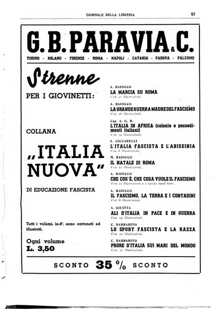 Giornale della libreria organo ufficiale della Associazione italiana editori