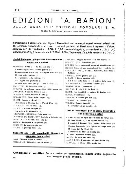 Giornale della libreria organo ufficiale della Associazione italiana editori