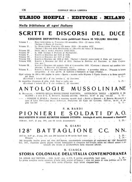 Giornale della libreria organo ufficiale della Associazione italiana editori