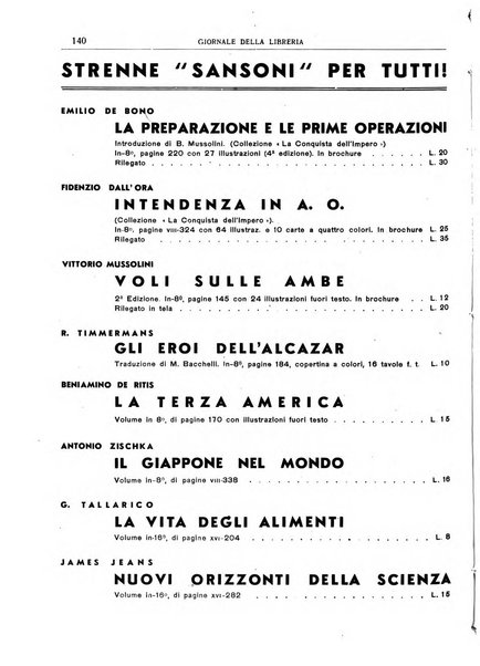 Giornale della libreria organo ufficiale della Associazione italiana editori