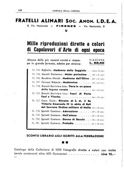 Giornale della libreria organo ufficiale della Associazione italiana editori