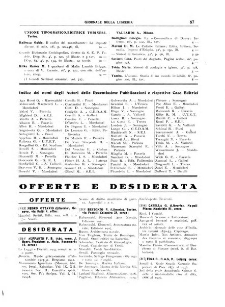 Giornale della libreria organo ufficiale della Associazione italiana editori