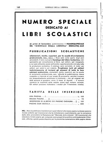 Giornale della libreria organo ufficiale della Associazione italiana editori