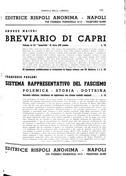 Giornale della libreria organo ufficiale della Associazione italiana editori