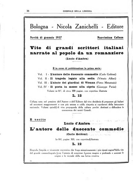 Giornale della libreria organo ufficiale della Associazione italiana editori