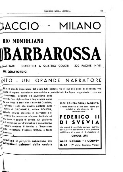 Giornale della libreria organo ufficiale della Associazione italiana editori