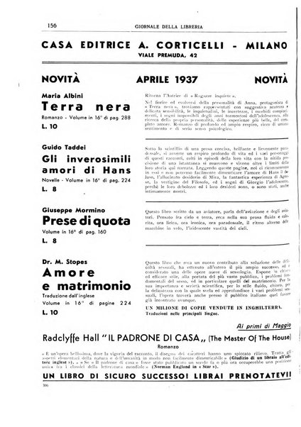 Giornale della libreria organo ufficiale della Associazione italiana editori