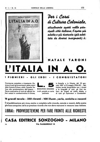 Giornale della libreria organo ufficiale della Associazione italiana editori