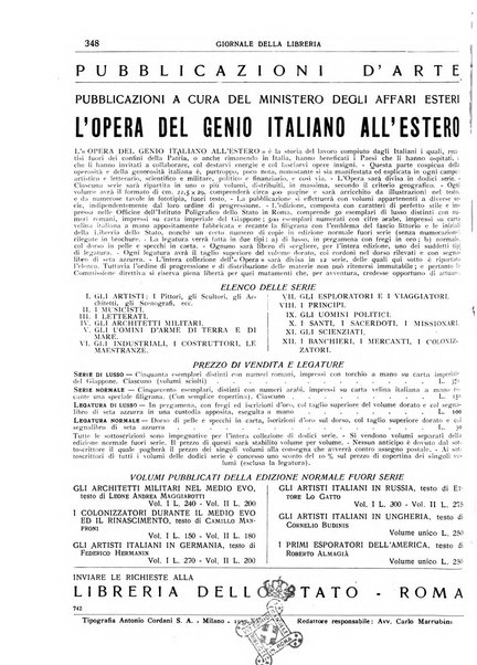 Giornale della libreria organo ufficiale della Associazione italiana editori