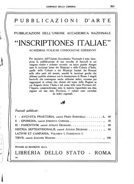 Giornale della libreria organo ufficiale della Associazione italiana editori