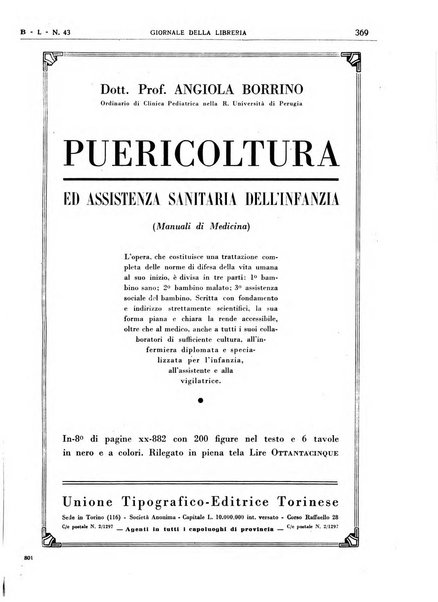 Giornale della libreria organo ufficiale della Associazione italiana editori