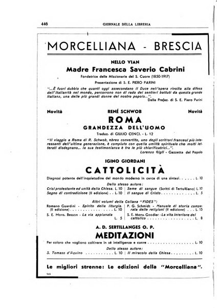 Giornale della libreria organo ufficiale della Associazione italiana editori