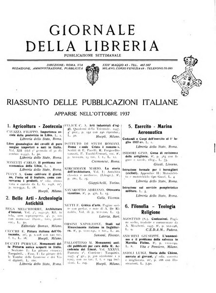 Giornale della libreria organo ufficiale della Associazione italiana editori