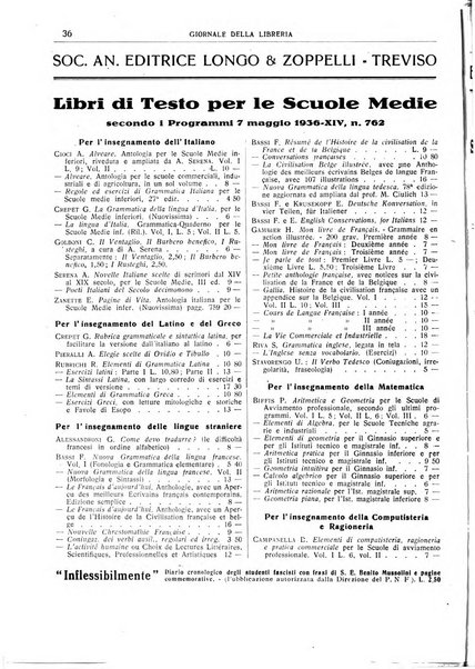 Giornale della libreria organo ufficiale della Associazione italiana editori