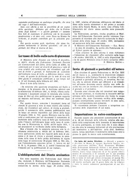 Giornale della libreria organo ufficiale della Associazione italiana editori