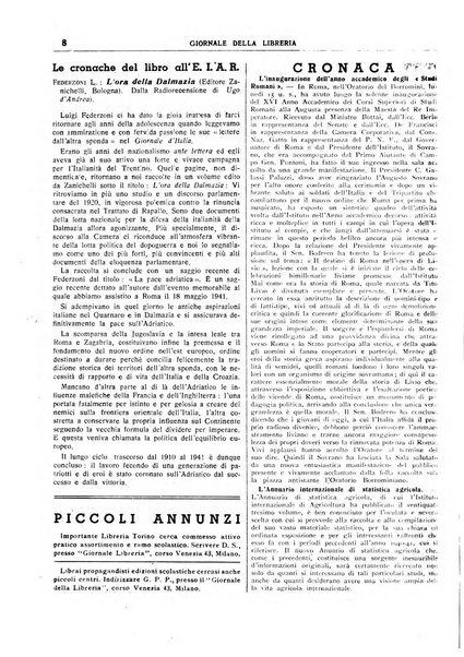 Giornale della libreria organo ufficiale della Associazione italiana editori