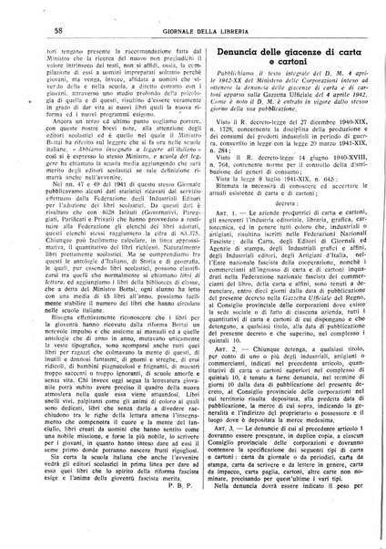 Giornale della libreria organo ufficiale della Associazione italiana editori