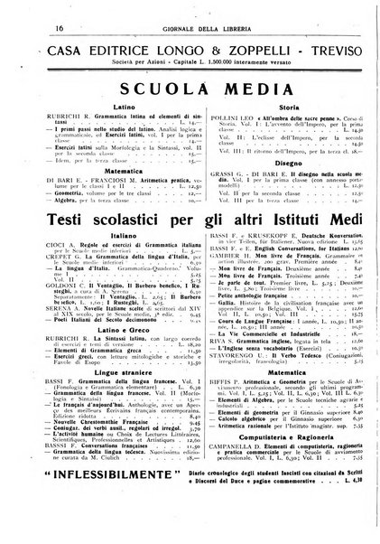 Giornale della libreria organo ufficiale della Associazione italiana editori