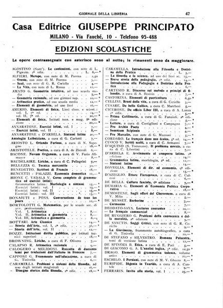 Giornale della libreria organo ufficiale della Associazione italiana editori