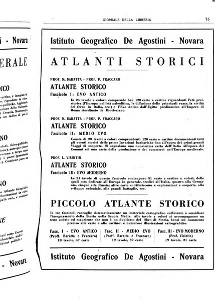 Giornale della libreria organo ufficiale della Associazione italiana editori