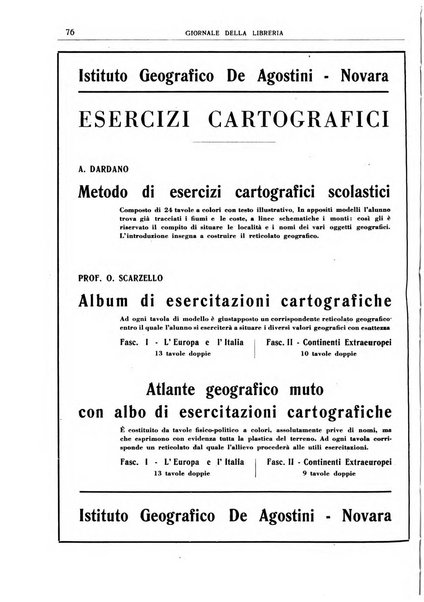 Giornale della libreria organo ufficiale della Associazione italiana editori