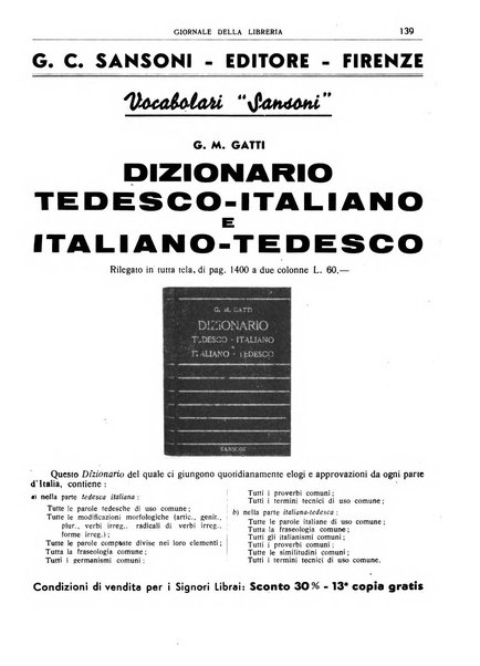 Giornale della libreria organo ufficiale della Associazione italiana editori