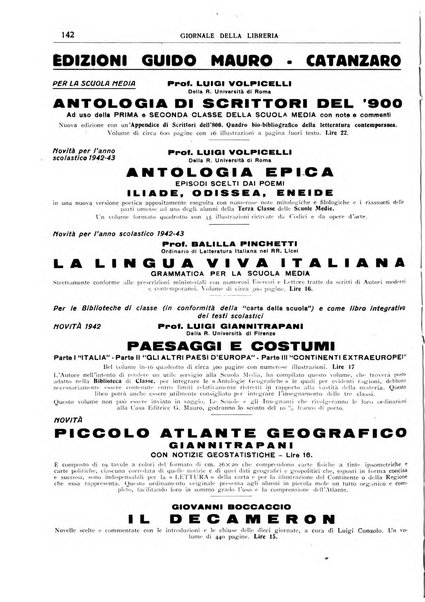 Giornale della libreria organo ufficiale della Associazione italiana editori