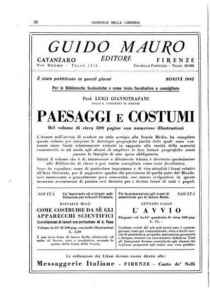 Giornale della libreria organo ufficiale della Associazione italiana editori