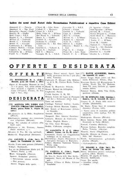 Giornale della libreria organo ufficiale della Associazione italiana editori