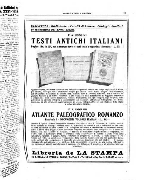 Giornale della libreria organo ufficiale della Associazione italiana editori