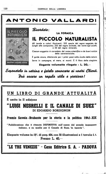 Giornale della libreria organo ufficiale della Associazione italiana editori